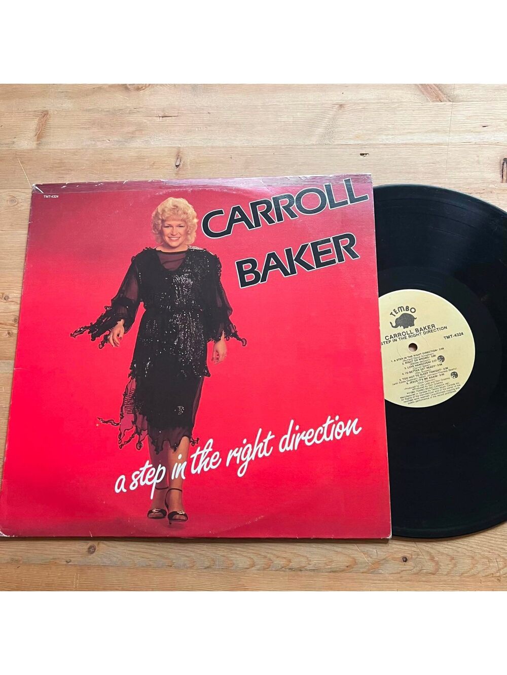 Carroll Baker - A Step in the Right Direction 33rpm VG+ VR22